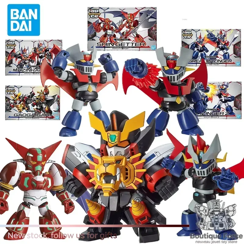 Figura de Acción BANDAI SDCS BB Great Mazinger, Mazinger Z, Juguete Coleccionable de Anime, Mazinkaiser SD Shin Great GaoGaiGar, Plástico