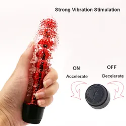 Realistic Jelly Dildo Powerful G-Spot Vibrator for Women Clitoris stimulator Vibrating Massage Erotic Adult sex toy product shop