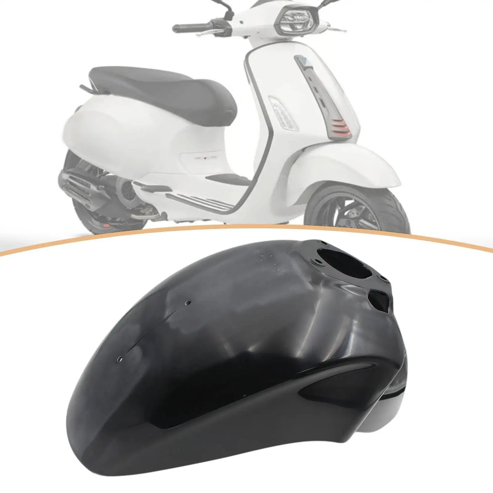 Motorcycle Front Wheel Mudguard Supplies Modern Outdoor Part Replacement Easy to Install Protector Repair Accessory Splash Guard