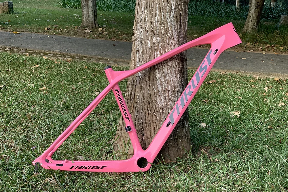 20024 NEW T1000 Pink 27.5er 15 17 Carbon fiber mtb frame Mountain Bike Racing Super Light BSA BB30 PF30 2 Year Warranty