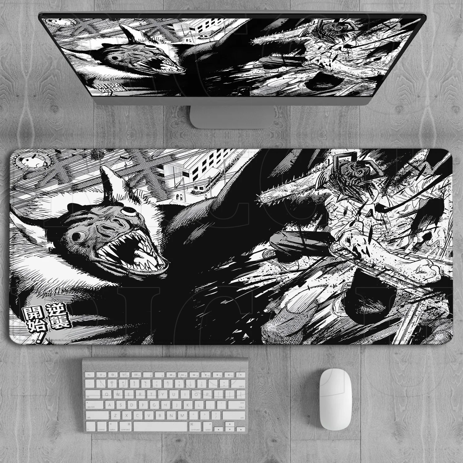 HD チェンソーマン XXL マウスパッド アニメ レゼ ゲーマー マキマ