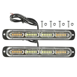 24 LED Car Strobe Warning Light Grill Flashing Breakdown Emergency Light Car Truck Trailer Beacon Lamp LED Side Light For Cars