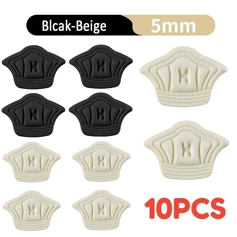 5Pairs Inlegzolen Voor Schoenen Patch Hak Pads Voor Sportschoenen Maat Verstelbaar Voeten Pad Binnenzool Hak Protector Terug Sticker schoen Pad - afbeelding 1