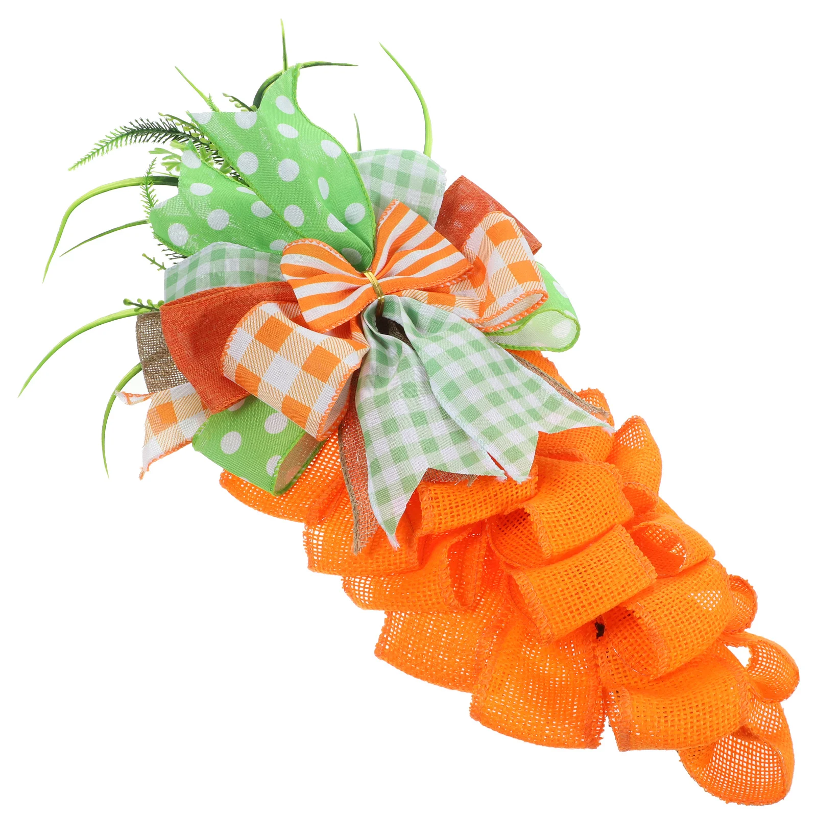

1pcs Easter Carrot Wreath Decor Spring Hanging Wreath For Front Door Wall Window Party Home Decoration Festival Supplies
