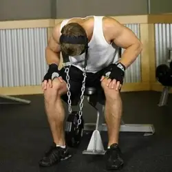 Adjustable Neck Exerciser Head Harness Weight Lifting Belt shoulder weight-bearing strength training head and neck cap
