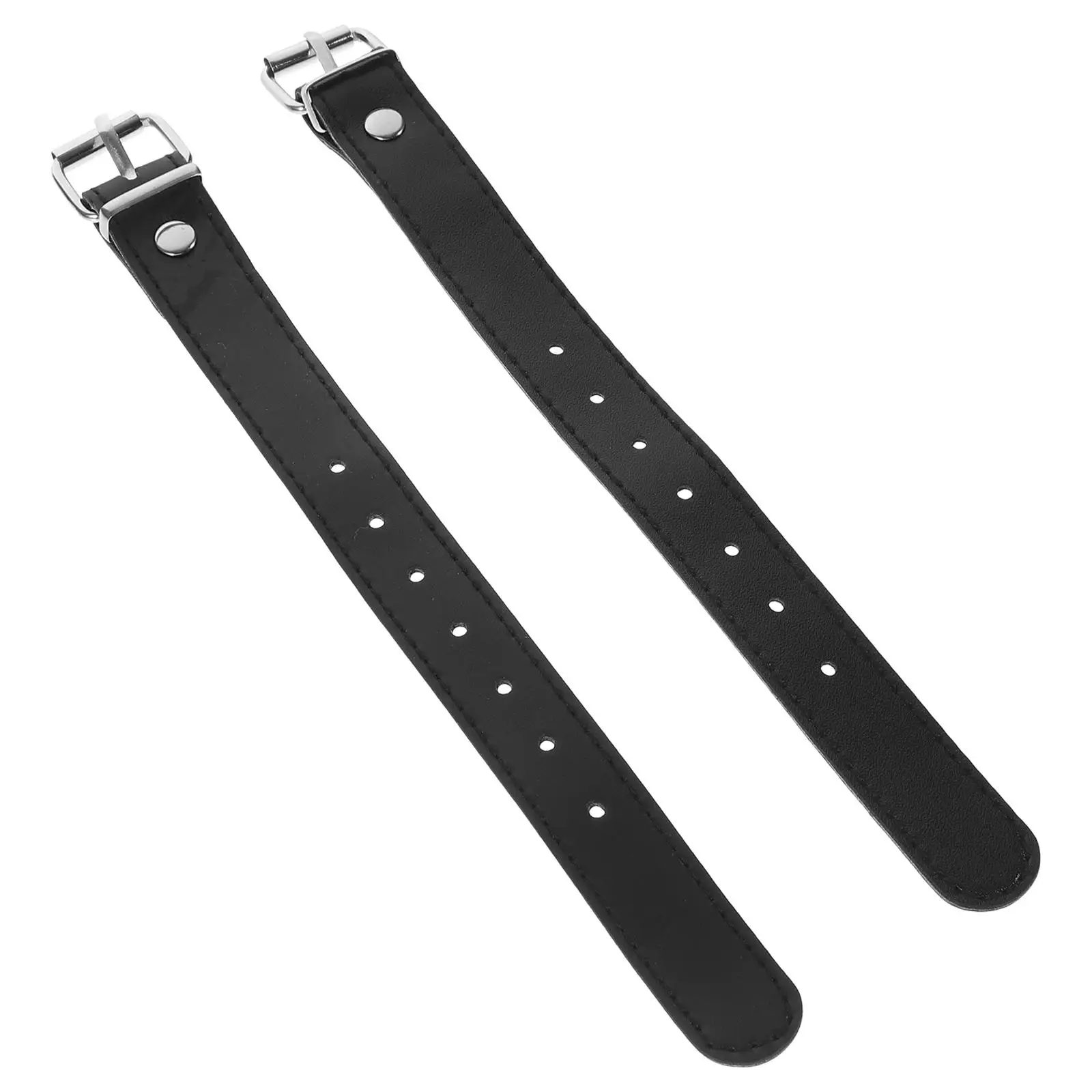 Brown Buckle Belts Adjustable Straps Durable Bike Basket Kids Bicycle Accessories Wear Resistant Materials Sturdy