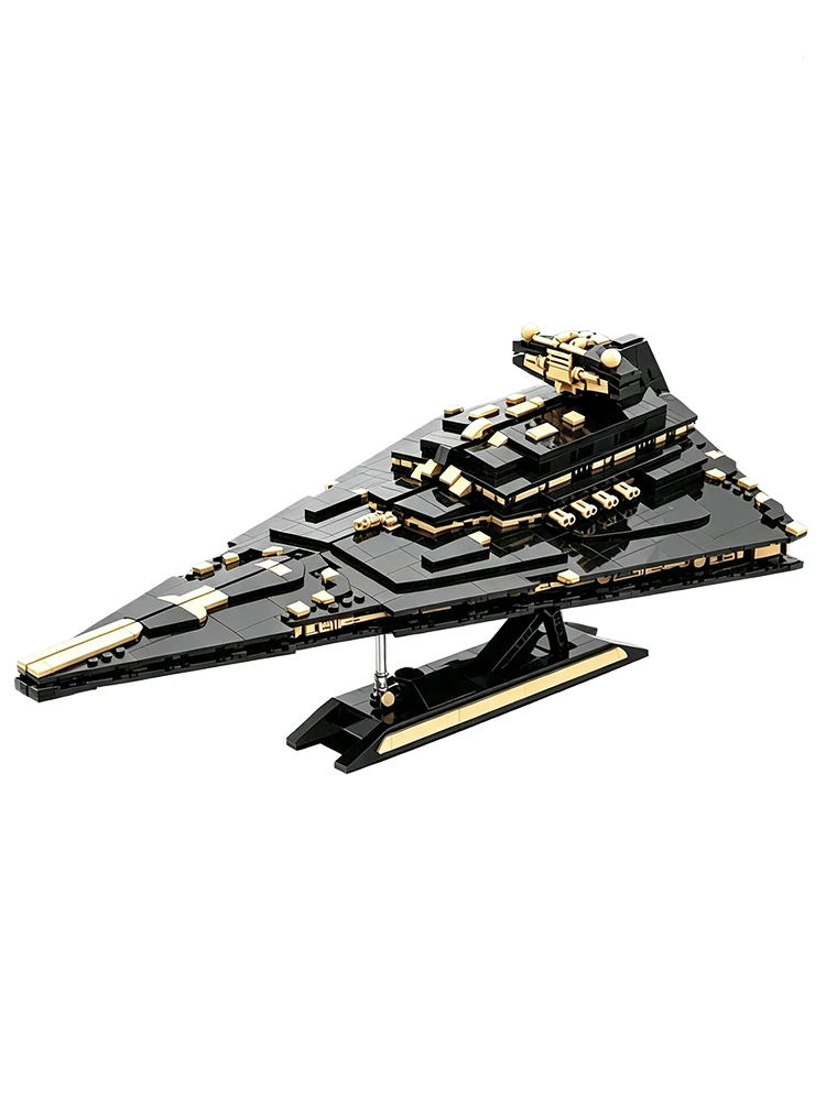 Nowy Zestaw Klocków JG101 Star Plan Toys MOC Imperialny Statek Zniszczający, Model Statek Kosmiczny do Składania, Prezent Świąteczny dla Dzieci — 2