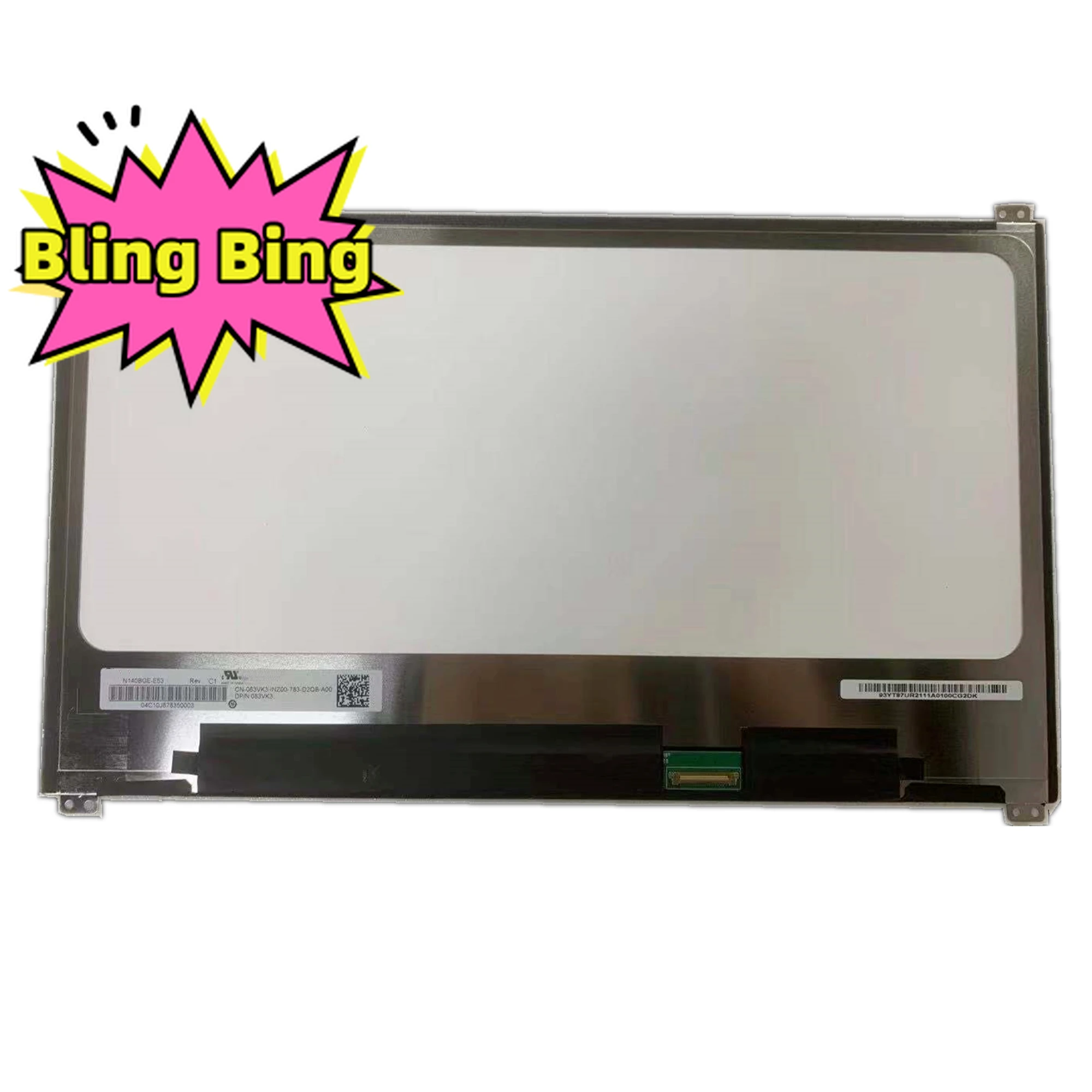 

N140BGE-E53 fit LP140WHU-TPN1 NT140WHM-N42 14.0" 1366x768 LED Display Panel LCD Screen