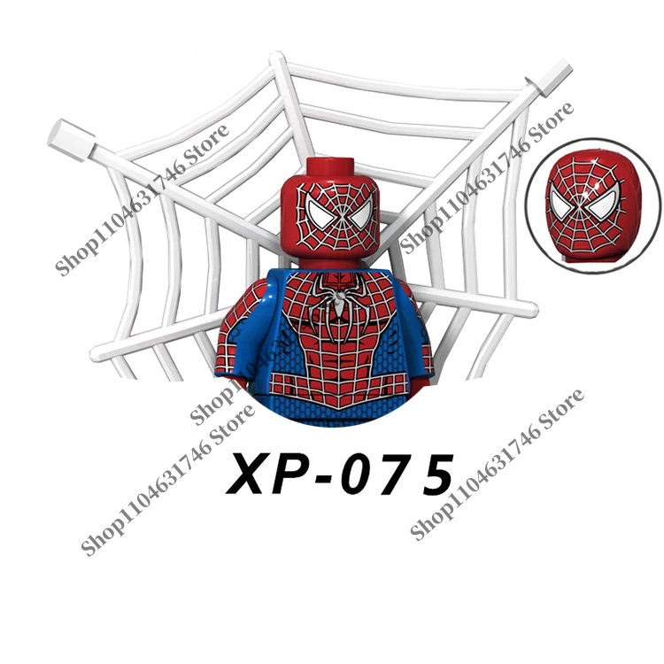 Marvel Spider-Man Spider-Woman Venom Wolverine Deadpool Doctor Strange Bausteine Mini-Blockspielzeug Party- und Feiertagsspielzeug