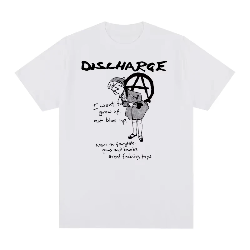 DISCHARG Vintage T-shirt D-beat Crust Punk NEW Broken Bones Varukers Crass Cotton Men T Shirt New Tee T-shirt Womens Tops