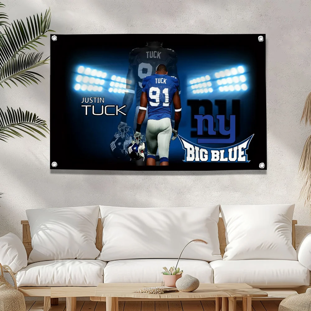 for You New York GiantS Double Penetration Home Garden Txt Outdoor Decors Flag Camping Custom Flags for Bedrooms Halloween Decor