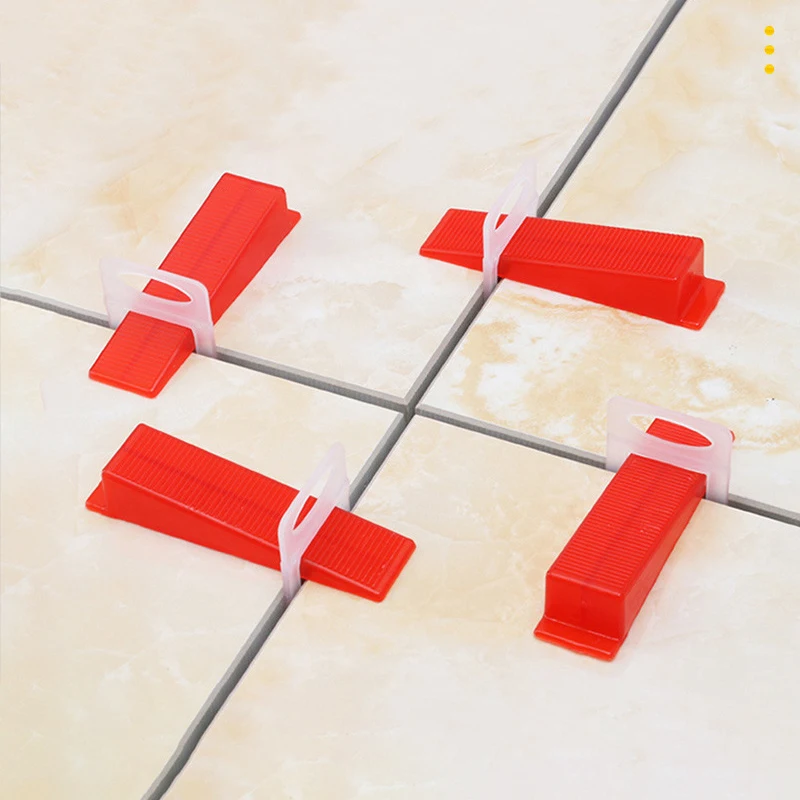 100 pièces de clips de nivellement pour carrelage en céramique, clips d'espacement, clips de pose pour la pose de carrelage, outils de construction de sols et de murs, 1/1,5/2/2,5/3 mm