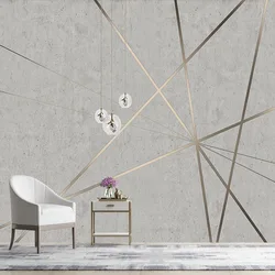 Carta da parati fotografica personalizzata Moderna minimalista creativa 3D geometrica murale in cemento Sfondi per soggiorno studio camera da letto Decorazioni per la casa