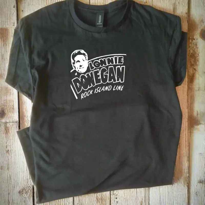 Camiseta Lonnie Donegan King Of Skiffle 50 s Rock n Roll S XXL