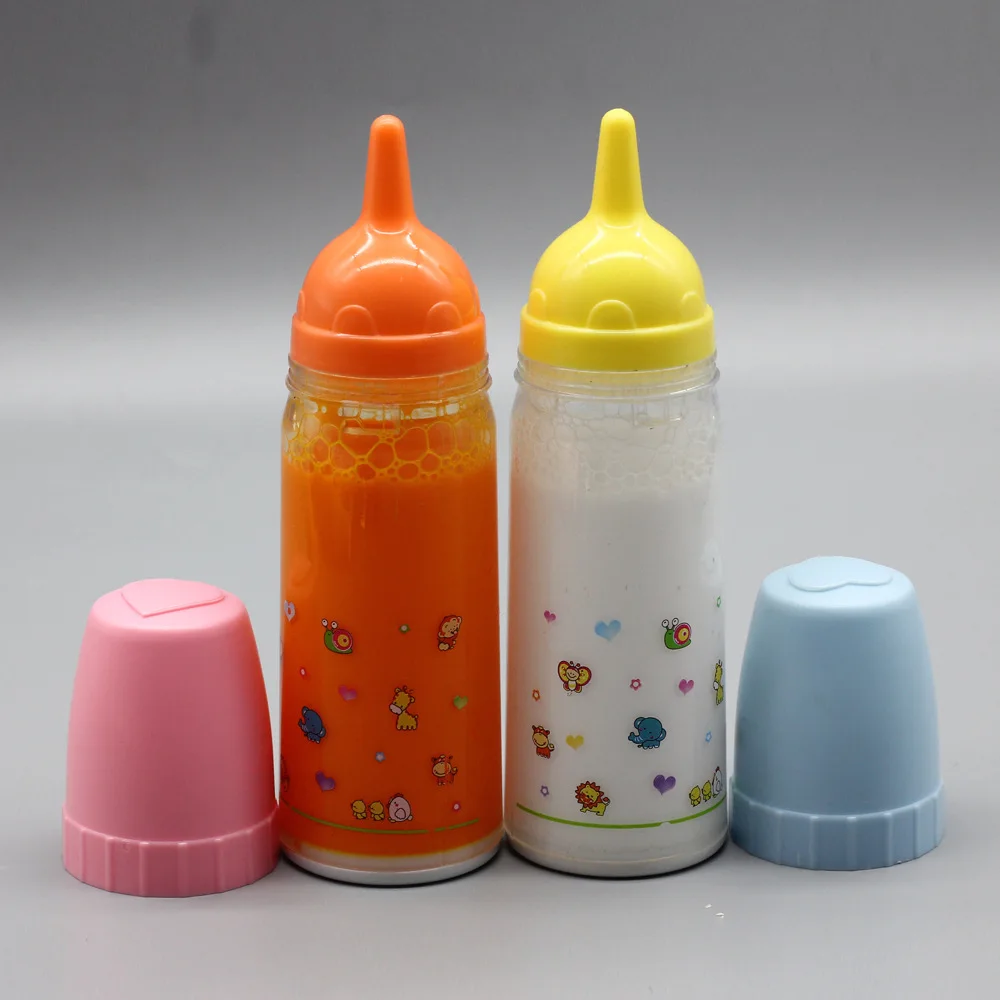 Cute Magic Baby Bottle Magic Tricks Milk Disappear Dolls Feeding Bottle Magic Props Kids Play House Toys Reborn Doll Accessories