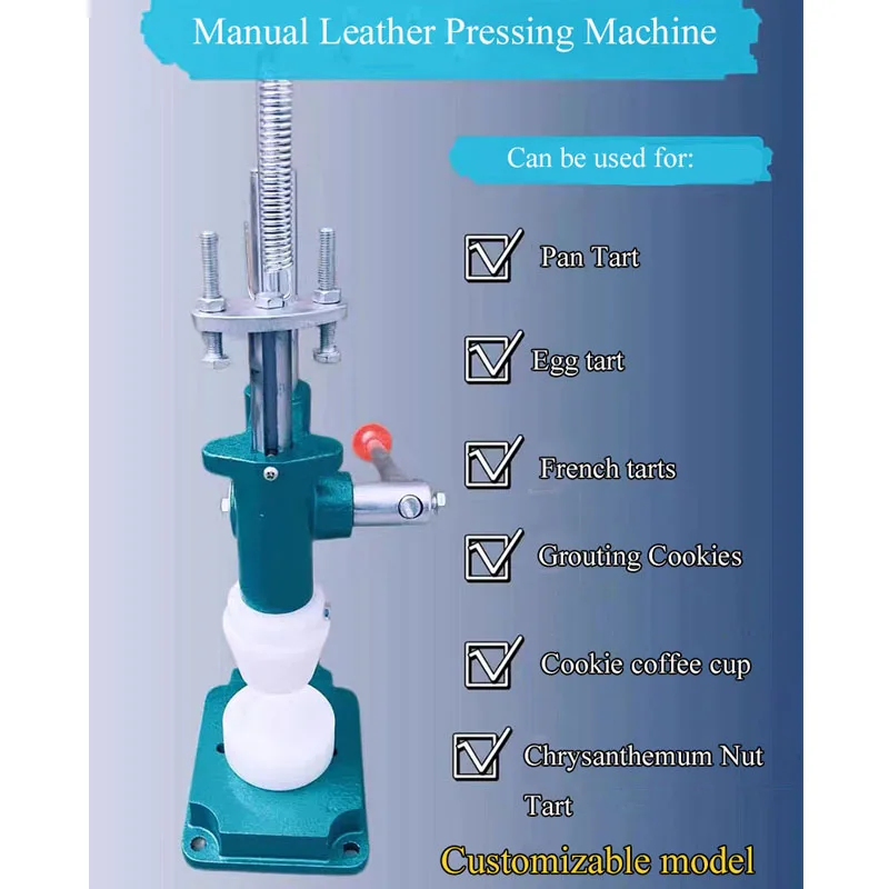 Hand Press Muffin Cupcake Making Machine Dessert Pudding Cup Cake Forming Machine Egg Tart Crust Press Tool