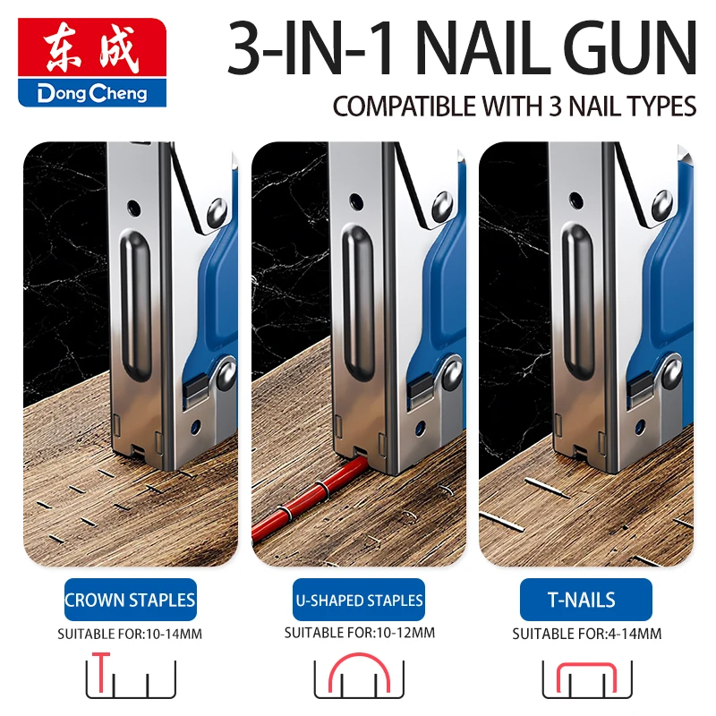 3 في 1 مسدس مسامير دباسة مع 300 ستابلز مجموعة أدوات دباسة ل الخشب النسيج دباسة إصلاح المنزل لتقوم بها بنفسك مجموعة أدوات