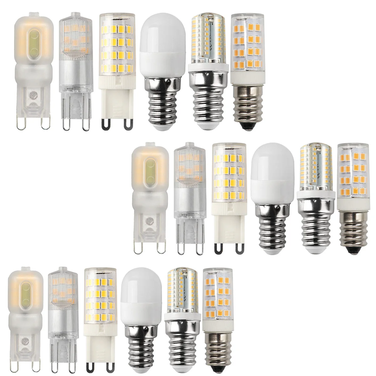 

2 шт. G9 Светодиодный светильник 2,5 Вт 3 Вт 5 Вт переменного тока 220 В 230 В Светодиодная кукурузная лампа SMD 2835 Светодиодный светильник G9 Замена галогенной лампы 30 Вт