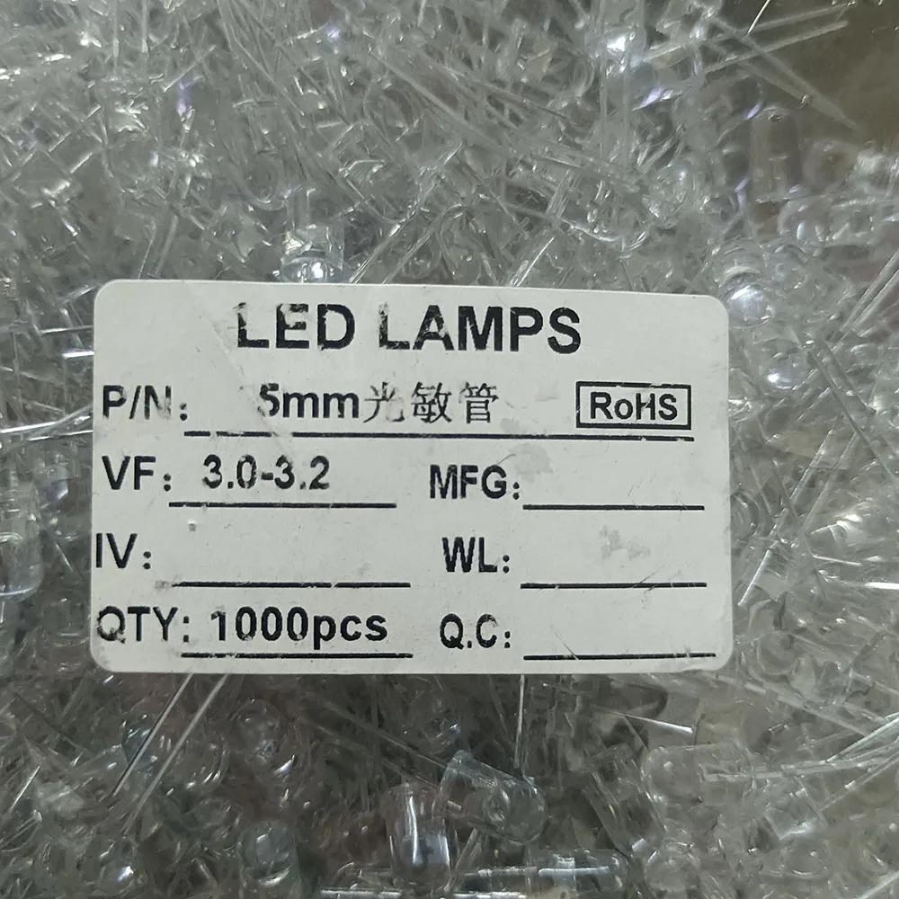 

1000pcs 5mm 850nm Visible 940nm Lnvisible Lnfrared IR Launch Emission LED Night Vision Luminous Diode LED Lamp Lighting