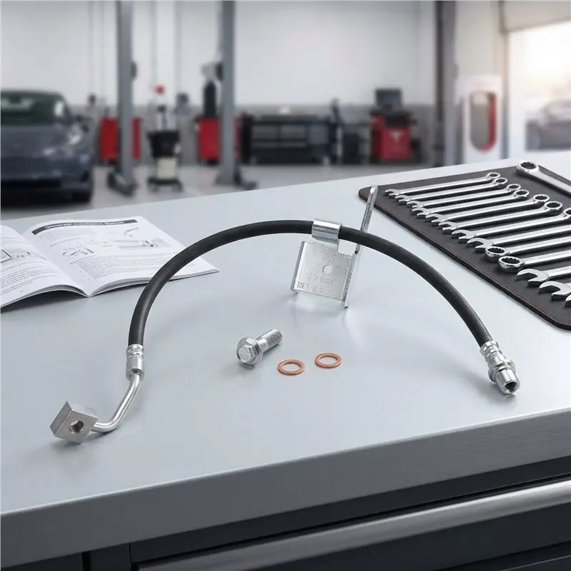 AB56-Brake Line Pipe 1420732 1420732-00-C For Tesla Model S 2021-2025 Hydraulic Rear Right Hose