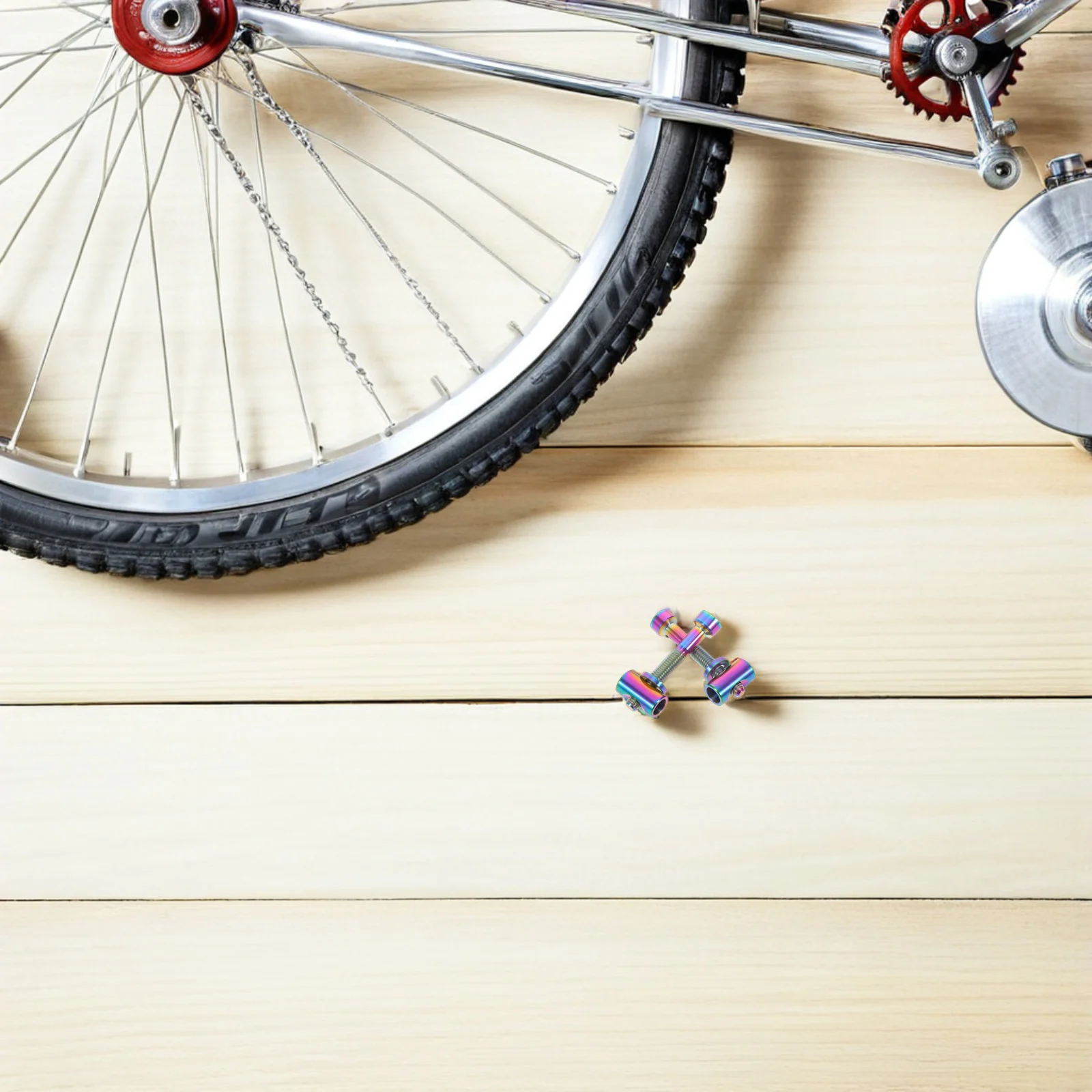 

2Pcs Titanium Alloy Bike Seatpost Bolts M5x35 Precision Seat Post Screws Mountain Bike Fixed Clamp for Cycling Stability