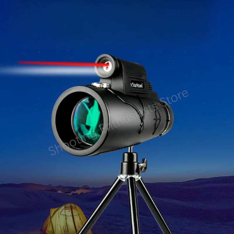 50X60 Professional Telescope Monocular Military Zoom High-definition Power Telescope Remote Portable Night Vision Hunting