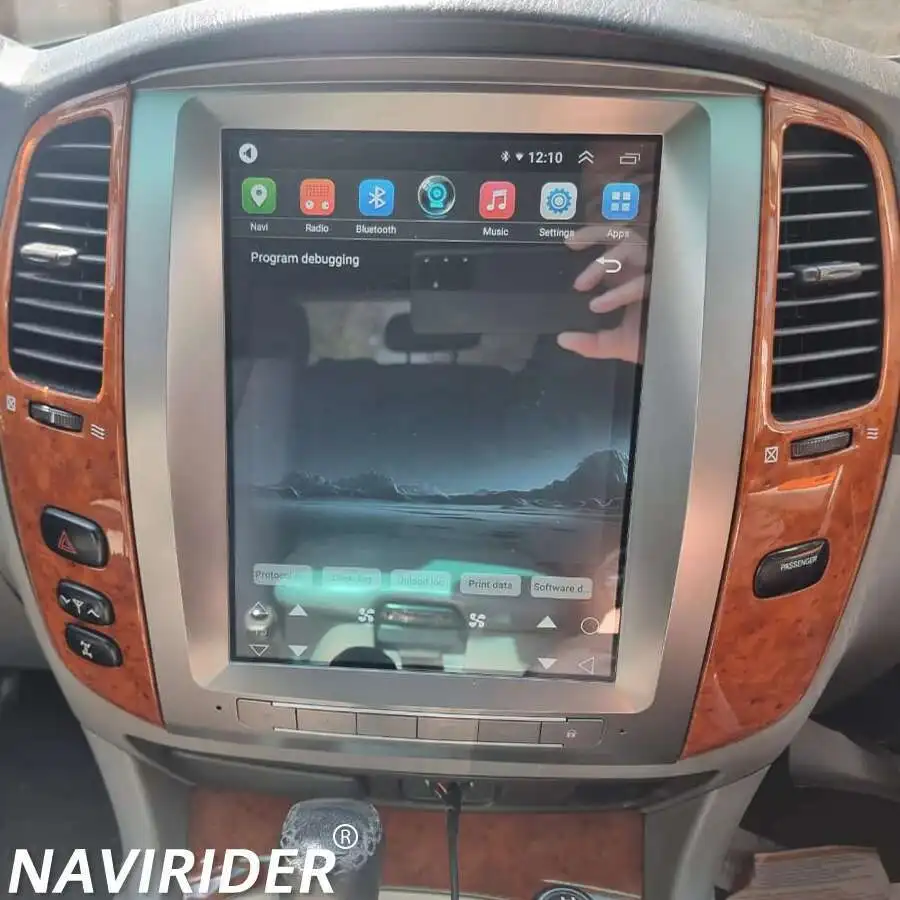 

12.1'' For Toyota LC100 2006-2011 Landcruiser 100 Series Multimedia Video Player Car Radio GPS Head Unit Android 14 Screen GPS