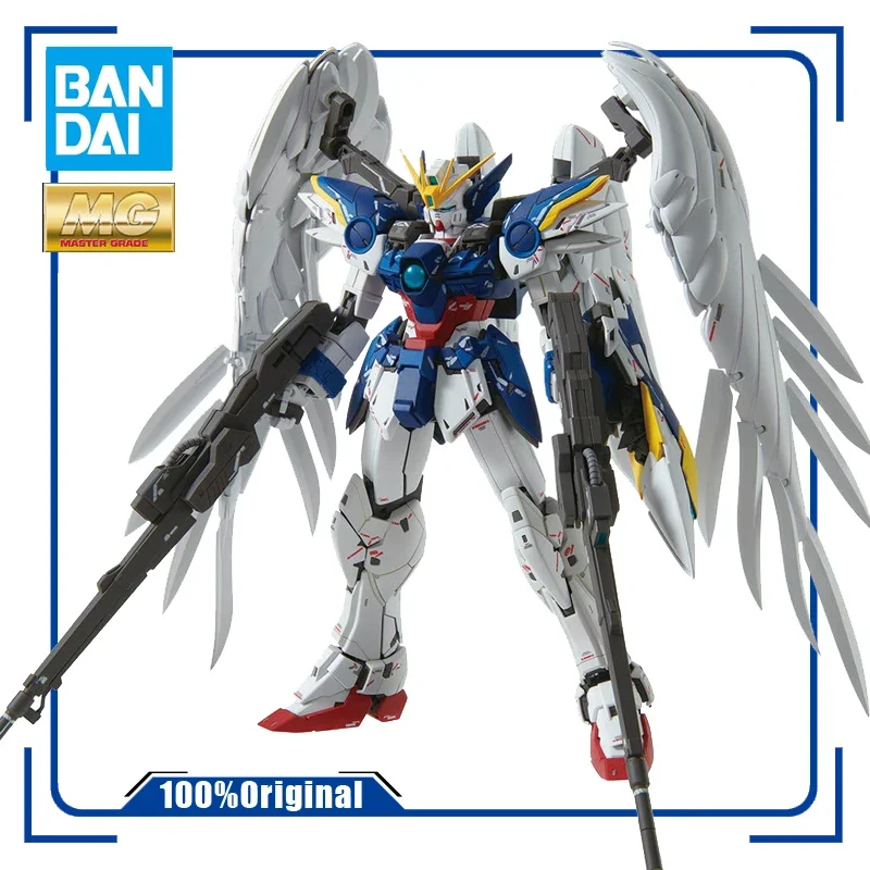 

BANDAI MG 1/100 Anime Wing Gundam Zero Custom XXXG-00W0 Ver.Ka Assembly Model Action Toy Figures Children's Gifts