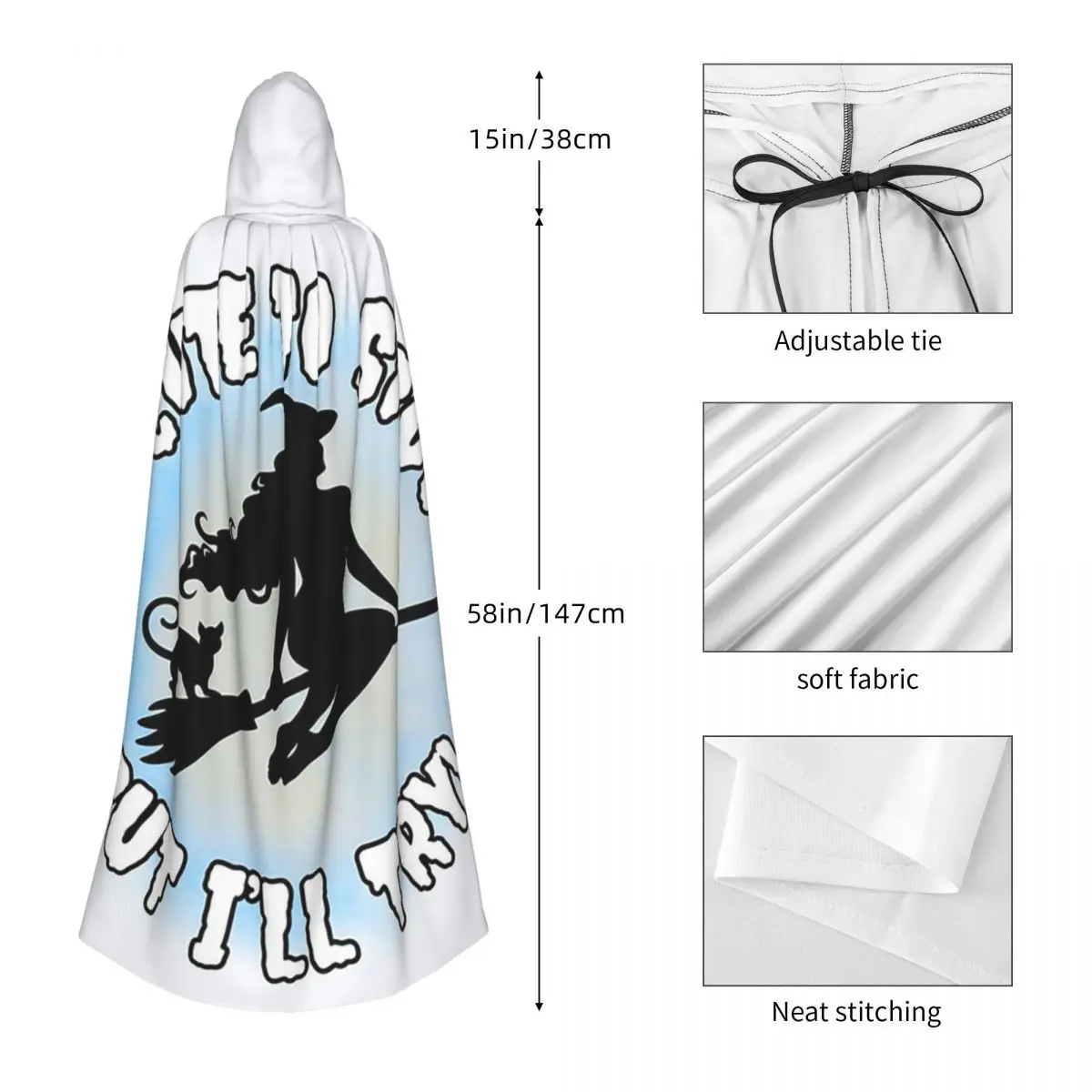Halloween bonito bruxa engraçado para mulheres frit-te longo com capuz capa bruxa traje medieval cosplay capa halloweencoat adulto unisex