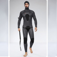 Premium 3mm CR Neoprene Wetsuit Open Cell Hoodie Full Body 2-piece Scuba Dive Suit Thermal For Spearfishing Surfing Snorkeling
