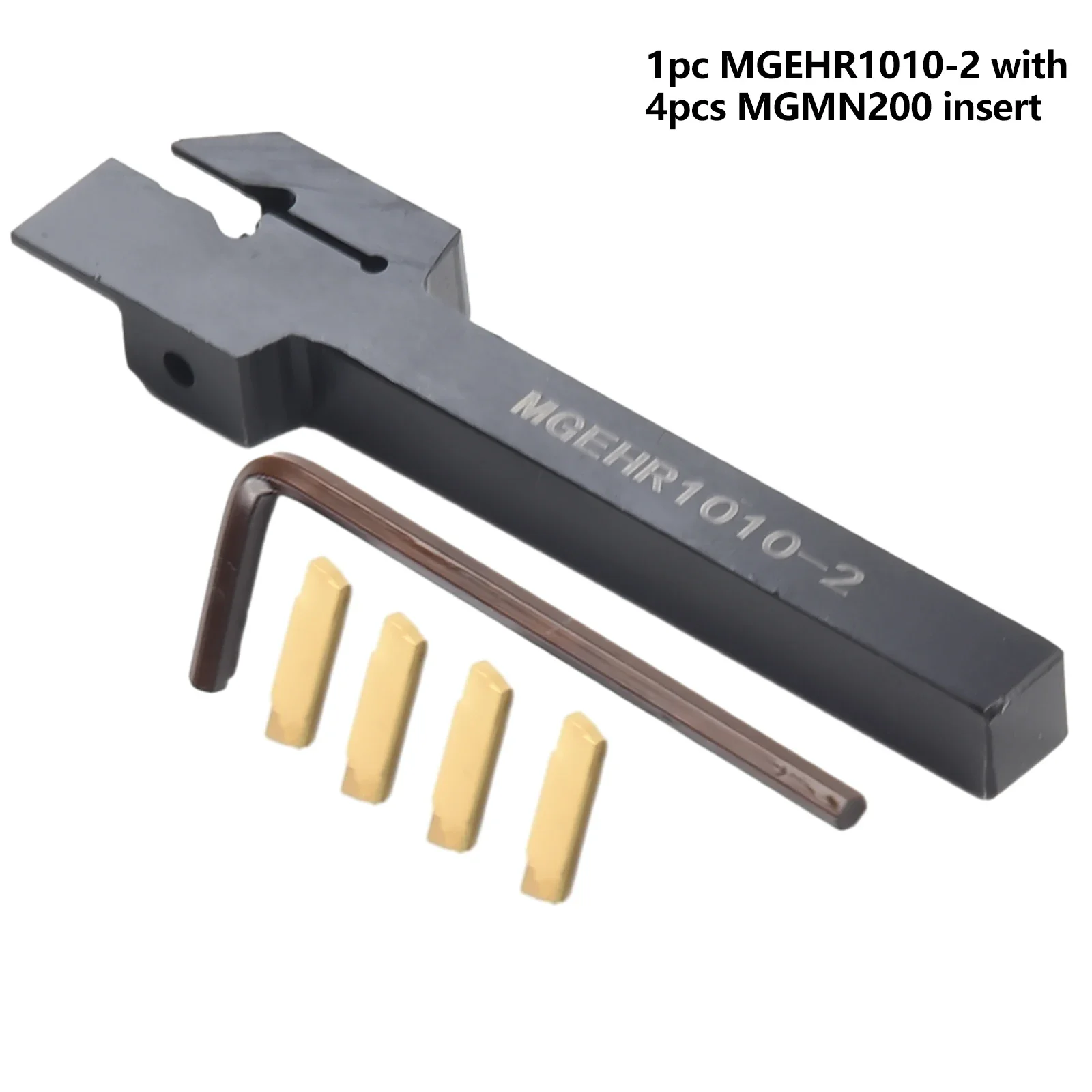 

Cut off Lathe Tool Turning Grooving Holder Insert MGMN200 Kit Latest New Parts Practical Replacement Accessory