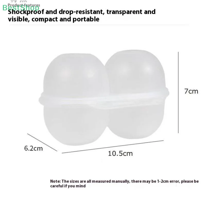 

Outdoor Shockproof Egg Box Storage Box,Portable Camping Shatterproof Egg Tray,Home Plastic Protection Box,Travel Shatterproof