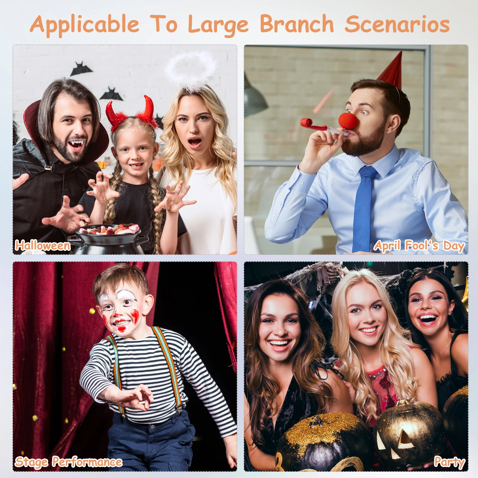 

1 пара накладных ушей на Хэллоуин, забавный костюм, реквизит для ушей, украшение для вечеринки, маскарада, аксессуар для косплея, уши на Хэллоуин