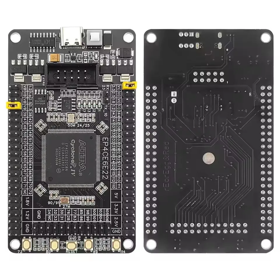Płytka rozwojowa FPGA Altera Cyclone IV EP4CE6E22C8N z portem JTAG, 88x51mm, do nauki Verigolu, Intel — zdjęcie produktu 3