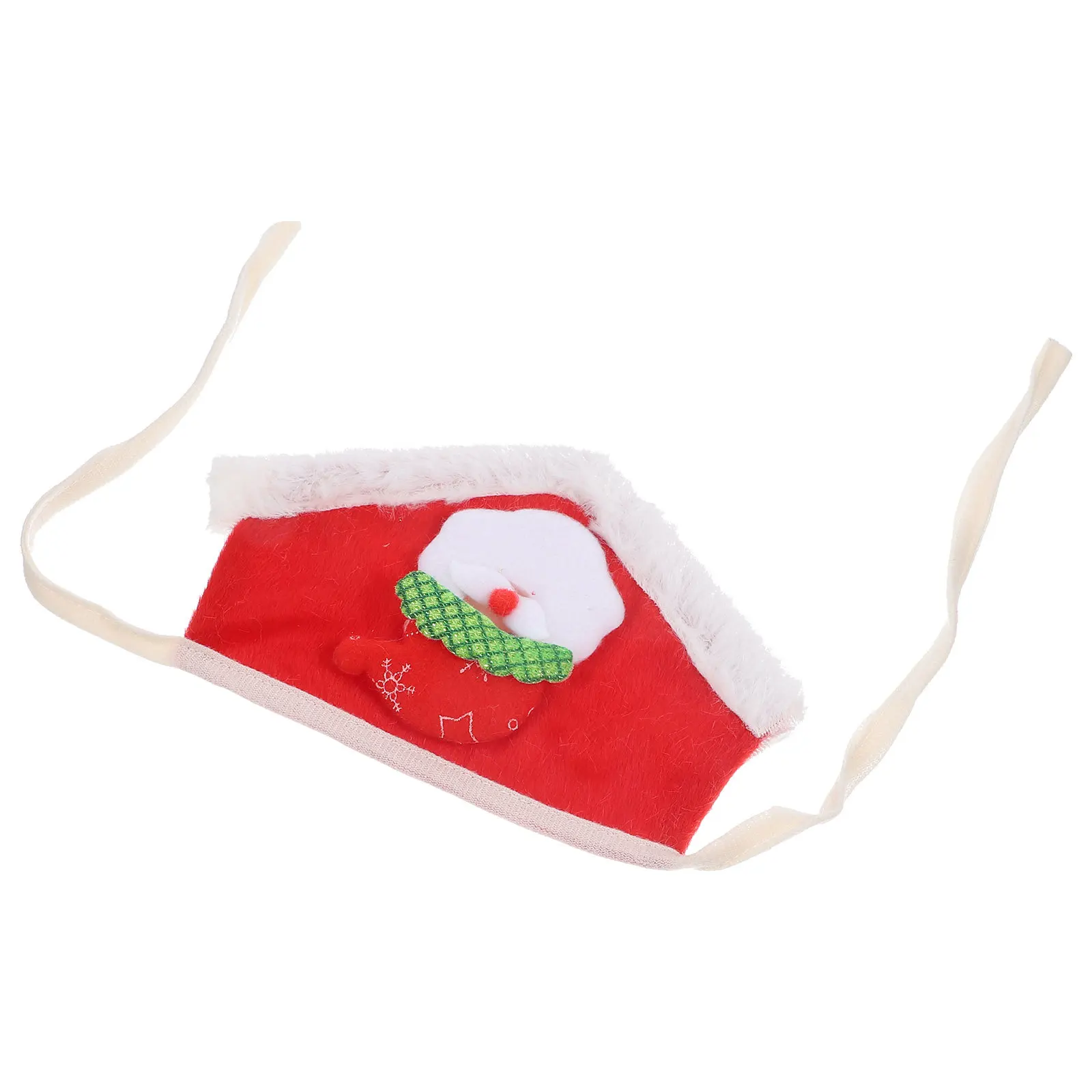 

Christmas Pet Bandana Knitted Dog Scarf Soft Washable Pet Supplies Holiday Party Costume Decor Dog Bandanas Puppy Bandana