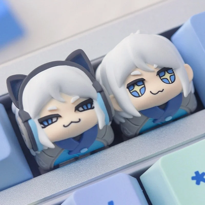 

New Valorant Keycap Jett Single Esc Resin Keycap Creative Pbt Sublimation Game Anime Cartoon Theme Set Mechanical Keyboard Keyca