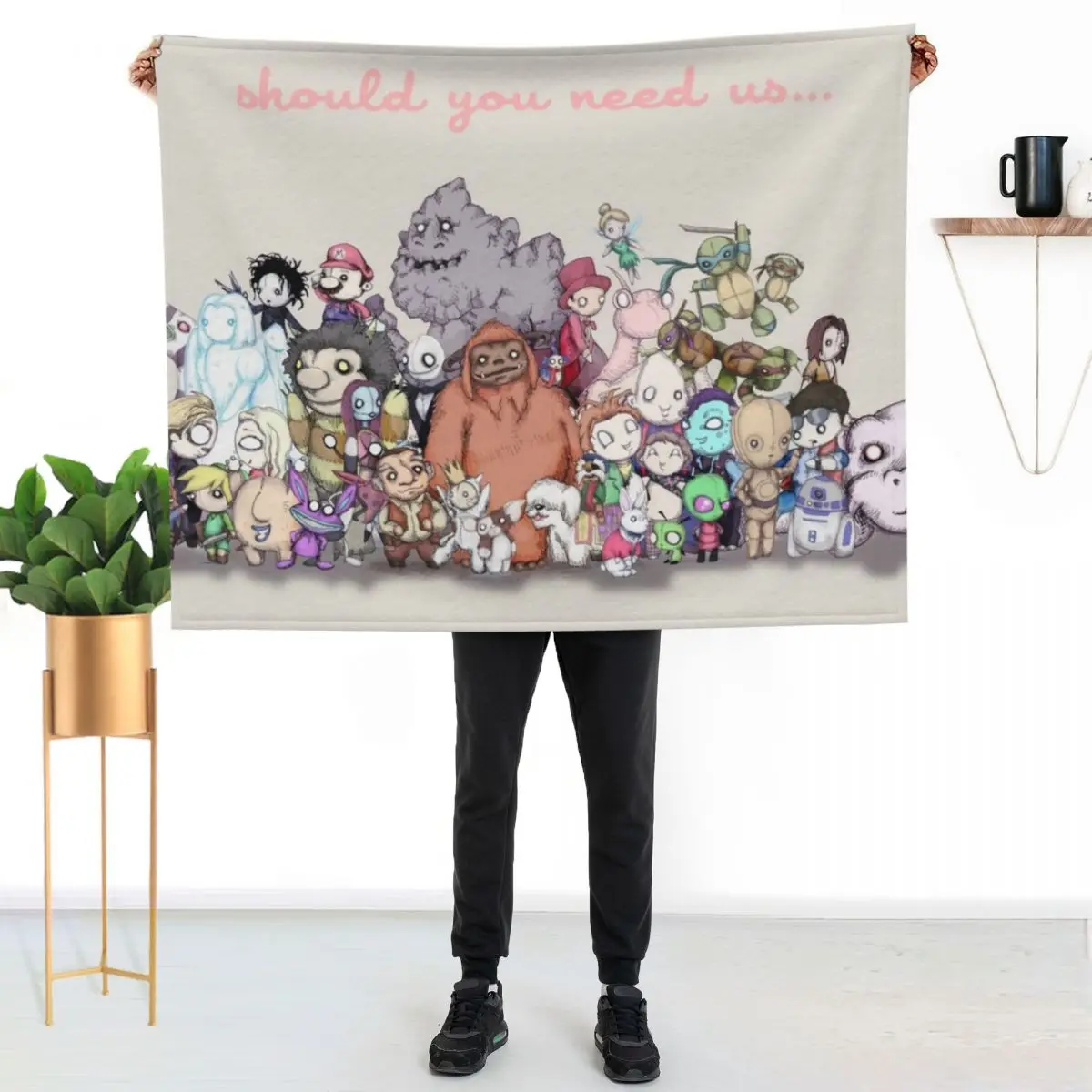 Should You Need Us (Super Extended) Throw Blanket Hair Soft Beds Loose Beach Thins Summer Blankets