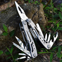 Multifunction Folding Pliers Pocket Knife Plier Outdoor Camping Tactical Survival Hunting Tools Stainless Steel Multi-tool Knife