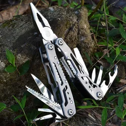 Multifunktions Klapp Zangen Tasche Messer Zange Outdoor Camping Taktische Überleben Jagd Werkzeuge Edelstahl Multi-tool Messer