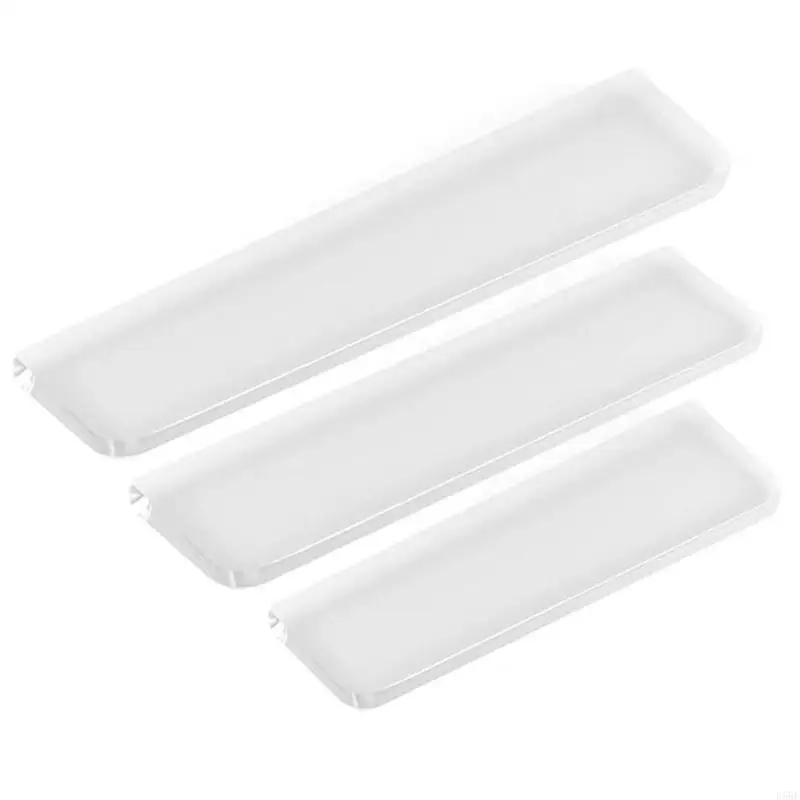 E65E Frosted Acrylic Wrist Rest for Enhances Typing Experience, Fits Most Keyboards 61 87 104Keys