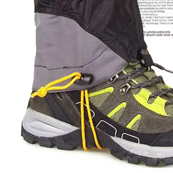 

Легкие водонепроницаемые нейлоновые гетры для любителей активного отдыха для походов, клетчатая ткань 20D с силиконовым покрытием