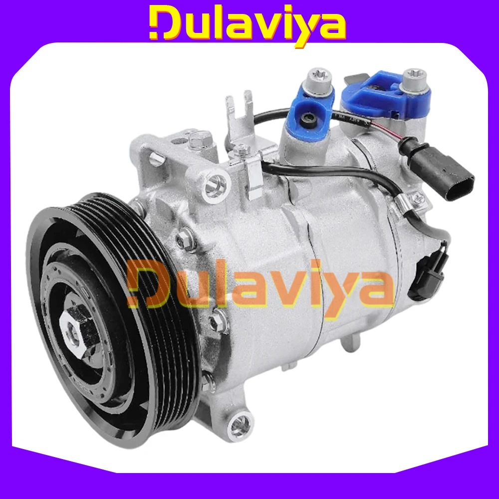 

AC Compressor with Clutch For Audi Q5 2013-2017 A4 Quattro S5 S4 SQ5 6SEU14C 80A816803E 8W0816803J T0260805G 8T0260805Q