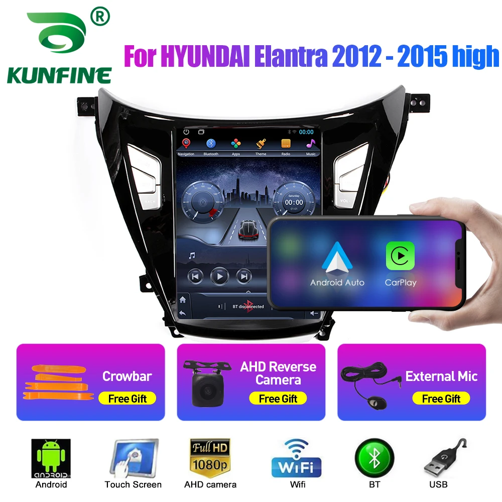 

9.7 Inch Tesla Style 2 Din Android Car Radio For HYUNDAI Elantra 12-15high Stereo Car Multimedia Video Player DVD GPS Navigation