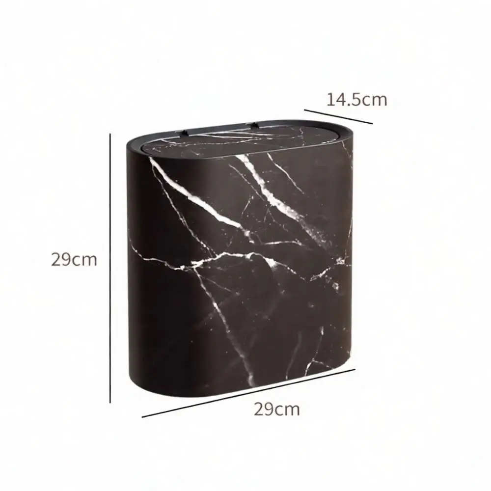 Narrow Slim Trash Can Press Button Waste Bin For Kitchen Bathroom Laundry Garbage Organizer Storage Box Home Supply
