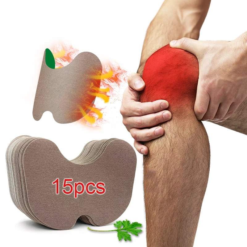 

15pcs=1bags Herbal Knee Plaster Soothing Pain Swelling Cartilage Damage Synovitis Knee Joint Patch Medical Knee Stickers H111