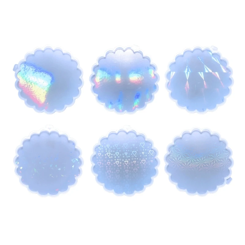 

Round Resin Molds Cup Mat Silicone Mold Fancy Lace Epoxy Casting Mold Home Table Dropshipping