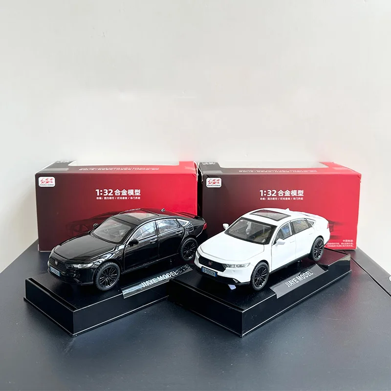 

Литой под давлением оригинальный масштаб 1:32, Honda Accord, имитация сплава, модель автомобиля, статический дисплей, Коллекционная игрушка, подарочное украшение, сувенир