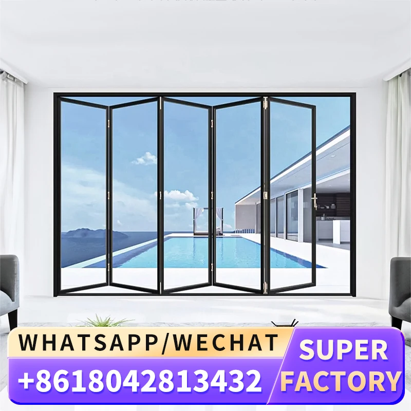 Steel Sliding Folding Door for Warehouse China Manufacturer