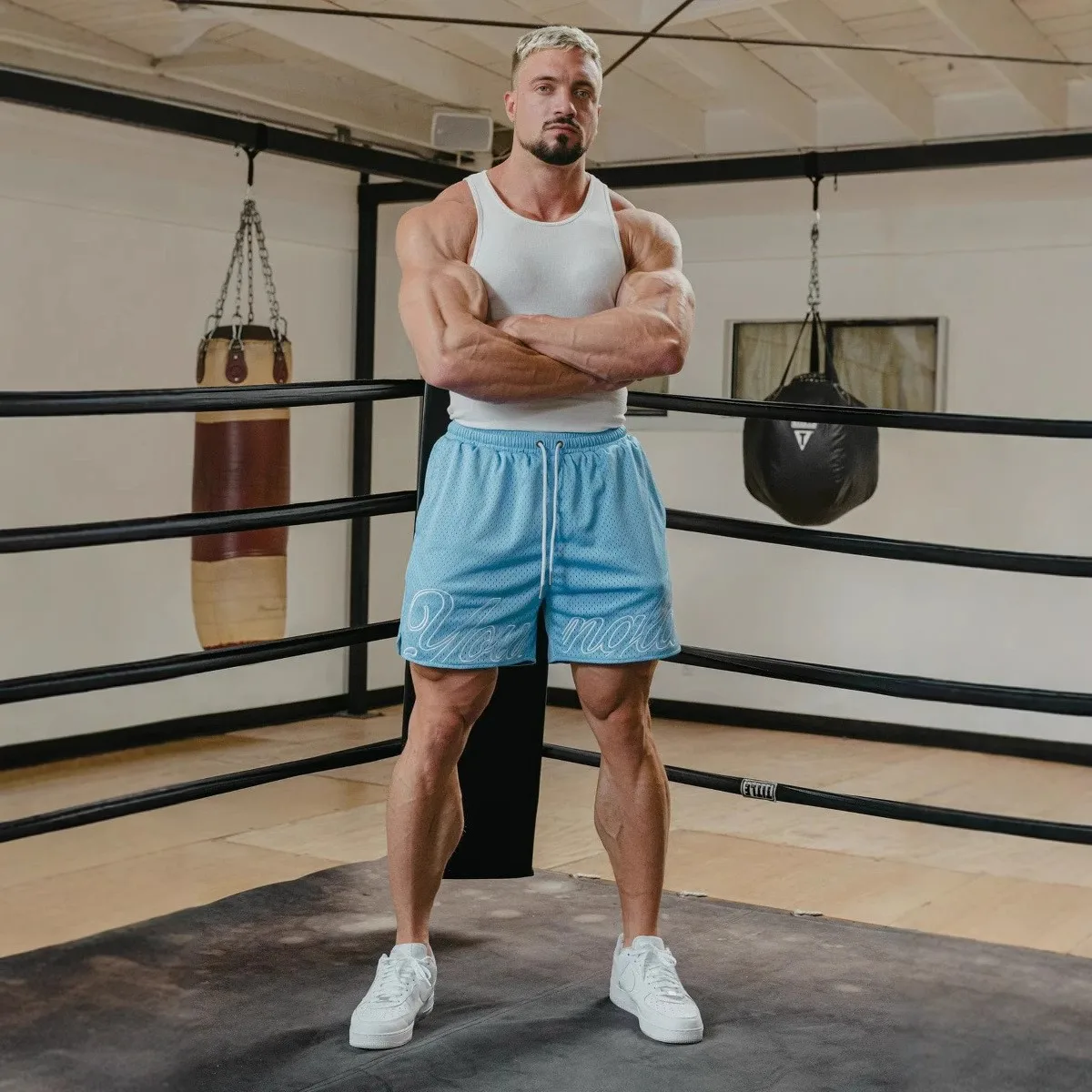 YA Celana Pendek Hombre Gym Musim Panas Celana Pendek Lari Cepat Kering Celana Pendek Kebugaran Kasual Pria Celana Pendek Jogger Binaraga Gym Celana Pendek Pantai