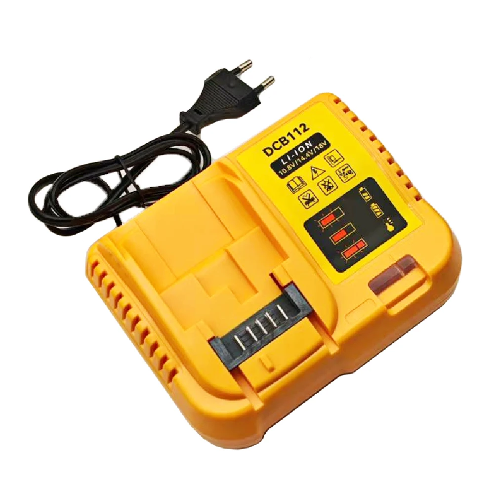 Power Tool Parts DCB112 For Dewalt 10.8V 12V 14.4V 18V 20V DCB206 DCB203 DCB120 Lithium Battery Charger DCB107 DCB115 DCB105 image 2
